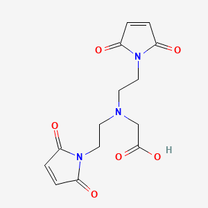 2-[Bis[2-(2,5-dioxopyrrol-1-yl)ethyl]amino]acetic acid