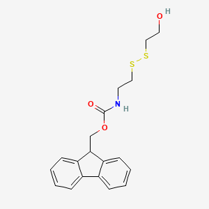 9H-fluoren-9-ylmethyl N-[2-(2-hydroxyethyldisulfanyl)ethyl]carbamate