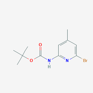 Tert-butyl 6-bromo-4-methylpyridin-2-ylcarbamate