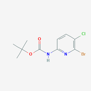 Tert-butyl 6-bromo-5-chloropyridin-2-ylcarbamate