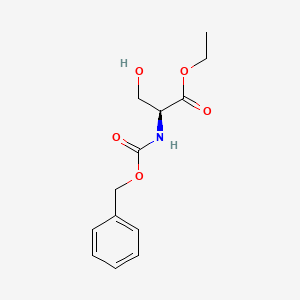 molecular formula C13H17NO5 B8147483 N-CBZ-L-serine ethyl ester 