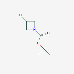 molecular formula C8H14ClNO2 B8147490 Tert-butyl 3-chloroazetidine-1-carboxylate 
