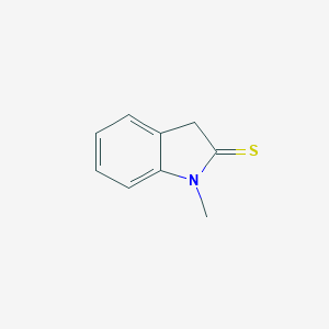 molecular formula C9H9NS B081475 2-Indolinethione, 1-methyl- CAS No. 13637-38-2