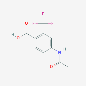 4-Acetamido-2-(trifluoromethyl)benzoic acid