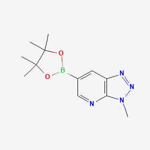 3-methyl-6-(4,4,5,5-tetramethyl-1,3,2-dioxaborolan-2-yl)-3H-[1,2,3]triazolo[4,5-b]pyridine