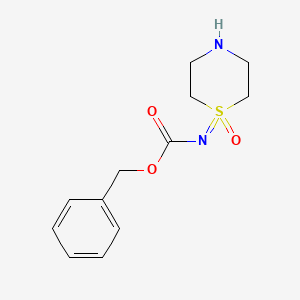 Benzyl (1-oxidothiomorpholin-1-ylidene)carbamate