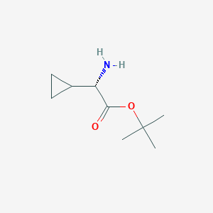 (S)-tert-Butyl 2-amino-2-cyclopropylacetate