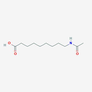 molecular formula C11H21NO3 B8147578 9-乙酰胺基癸酸 