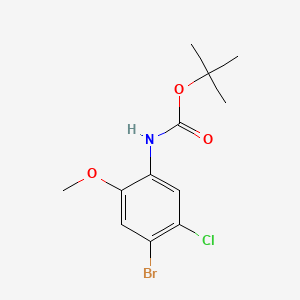 tert-butyl N-(4-bromo-5-chloro-2-methoxyphenyl)carbamate