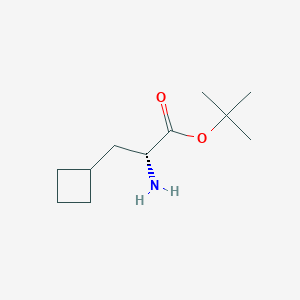 (R)-tert-Butyl 2-amino-3-cyclobutylpropanoate