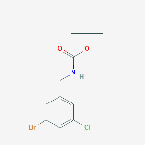 tert-Butyl 3-bromo-5-chlorobenzylcarbamate
