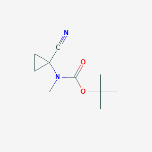 1-[Boc(methyl)amino]cyclopropanecarbonitrile
