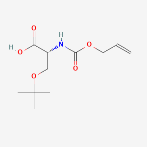 molecular formula C11H19NO5 B8147914 (R)-2-(((allyloxy)carbonyl)amino)-3-(tert-butoxy)propanoic acid 