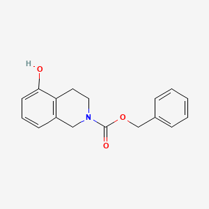 molecular formula C17H17NO3 B8147965 Benzyl 5-hydroxy-1,2,3,4-tetrahydroisoquinoline-2-carboxylate 