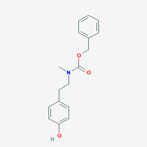 molecular formula C17H19NO3 B8147972 Benzyl 4-hydroxyphenethyl(methyl)carbamate 