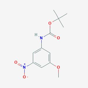 molecular formula C12H16N2O5 B8148048 tert-butyl N-(3-methoxy-5-nitrophenyl)carbamate 