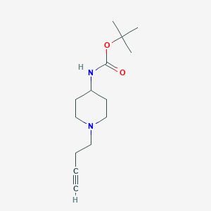 tert-Butyl (1-(but-3-yn-1-yl)piperidin-4-yl)carbamate