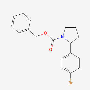 Benzyl 2-(4-bromophenyl)pyrrolidine-1-carboxylate