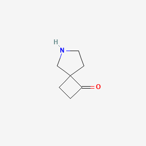 molecular formula C7H11NO B8148204 6-Azaspiro[3.4]octan-1-one 