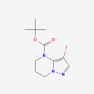 tert-Butyl 3-iodo-6,7-dihydropyrazolo[1,5-a]pyrimidine-4(5H)-carboxylate