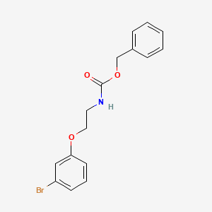 molecular formula C16H16BrNO3 B8148298 Benzyl (2-(3-bromophenoxy)ethyl)carbamate 