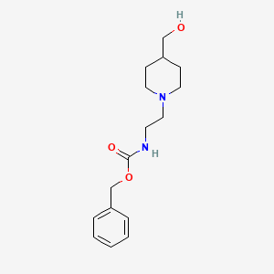 Benzyl (2-(4-(hydroxymethyl)piperidin-1-yl)ethyl)carbamate