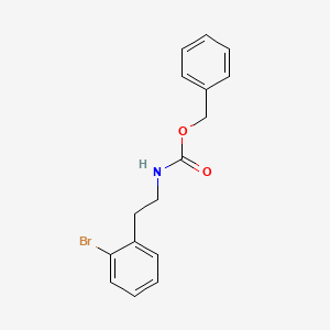 molecular formula C16H16BrNO2 B8148373 Benzyl N-[2-(2-bromophenyl)ethyl]carbamate 