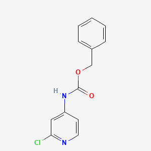 molecular formula C13H11ClN2O2 B8148394 benzyl N-(2-chloropyridin-4-yl)carbamate 