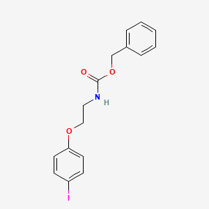 molecular formula C16H16INO3 B8148427 Benzyl (2-(4-iodophenoxy)ethyl)carbamate 