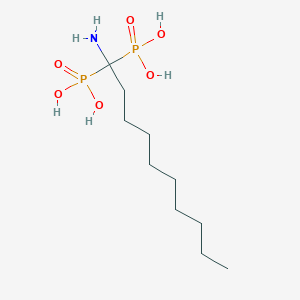 (1-Azanyl-1-Phosphono-Decyl)phosphonic Acid