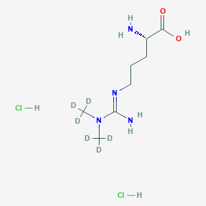 molecular formula C8H20Cl2N4O2 B8148573 Asymmetric-dimethylarginine-d6 (dihydrochloride) 