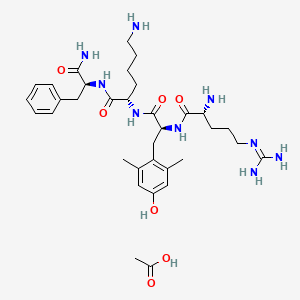 molecular formula C34H53N9O7 B8148577 Elamipretide Acetate 