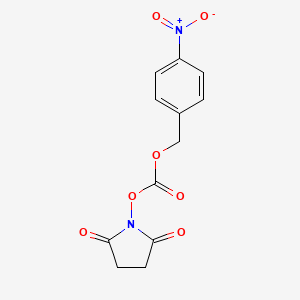 molecular formula C12H10N2O7 B8148654 Succinimidyl 4-nitrobenzyl carbonate 