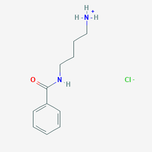 molecular formula C11H17ClN2O B8148688 4-Benzamidobutylazanium;chloride CAS No. 29833-51-0