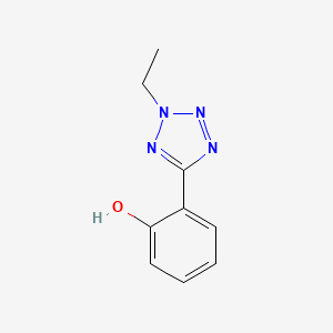 molecular formula C9H10N4O B8148699 2-(2-Ethyl-2H-tetrazol-5-yl)-phenol 