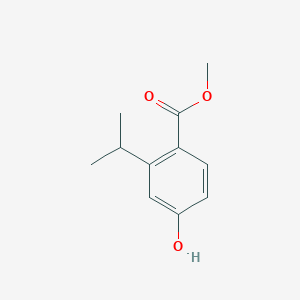 molecular formula C11H14O3 B8148800 Methyl 4-hydroxy-2-isopropylbenzoate 