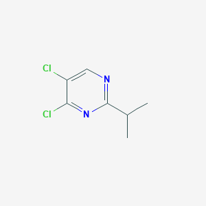 molecular formula C7H8Cl2N2 B8148833 4,5-Dichloro-2-isopropylpyrimidine 