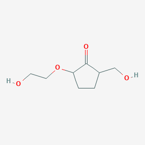 B081489 2-(2-Hydroxyethoxy)-5-(hydroxymethyl)cyclopentan-1-one CAS No. 14477-60-2