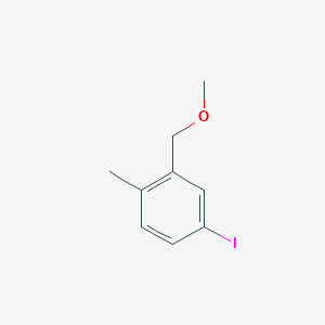 molecular formula C9H11IO B8148961 4-Iodo-2-(methoxymethyl)-1-methylbenzene 