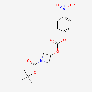 tert-Butyl 3-(((4-nitrophenoxy)carbonyl)oxy)azetidine-1-carboxylate