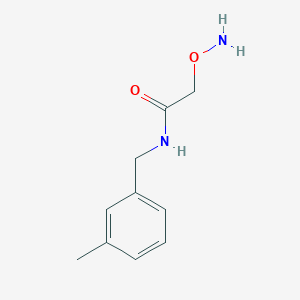 molecular formula C10H14N2O2 B8149310 2-(Aminooxy)-N-(3-methylbenzyl)acetamide 