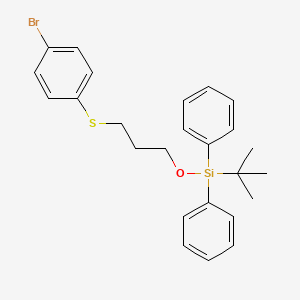 (3-((4-Bromophenyl)thio)propoxy)(tert-butyl)diphenylsilane