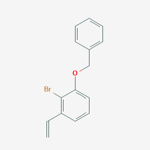 molecular formula C15H13BrO B8149470 1-(Benzyloxy)-2-bromo-3-vinylbenzene 