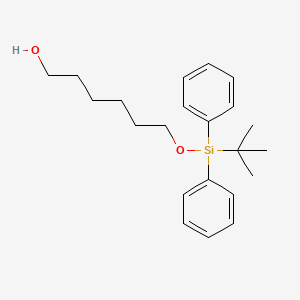 molecular formula C22H32O2Si B8149484 6-((tert-Butyldiphenylsilyl)oxy)hexan-1-ol 