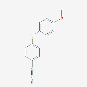 molecular formula C15H12OS B8149795 (4-Ethynylphenyl)(4-methoxyphenyl)sulfane 