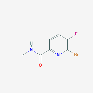 molecular formula C7H6BrFN2O B8150008 6-Bromo-5-fluoro-N-methylpicolinamide 