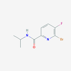 molecular formula C9H10BrFN2O B8150014 6-Bromo-5-fluoro-N-isopropylpicolinamide 