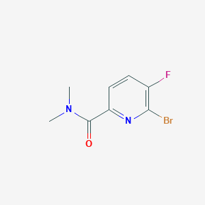 molecular formula C8H8BrFN2O B8150036 6-Bromo-5-fluoro-N,N-dimethylpicolinamide 
