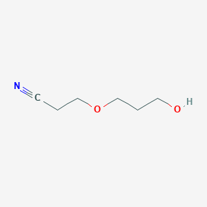 molecular formula C6H11NO2 B8150121 3-(3-Hydroxypropoxy)propanenitrile 