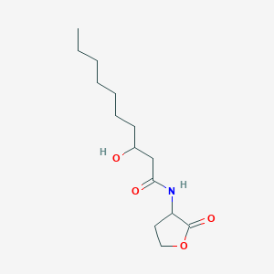 molecular formula C14H25NO4 B8150247 3-hydroxy-N-(2-oxooxolan-3-yl)decanamide 